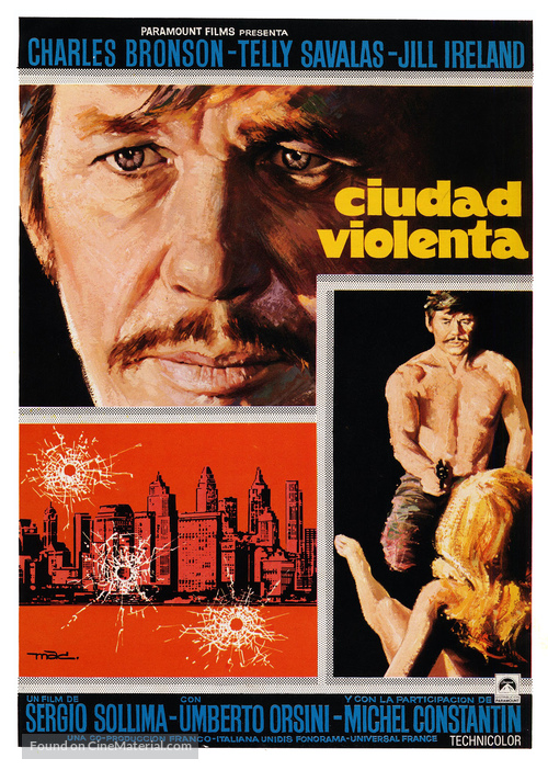 Citt&agrave; violenta - Spanish Movie Poster