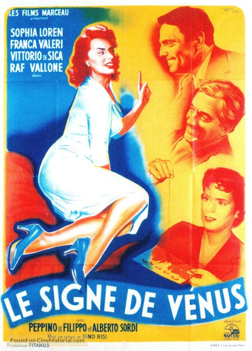 Il segno di Venere - French Movie Poster