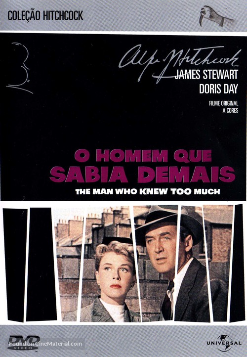 The Man Who Knew Too Much - Brazilian DVD movie cover