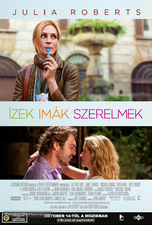 Eat Pray Love - Hungarian Movie Poster