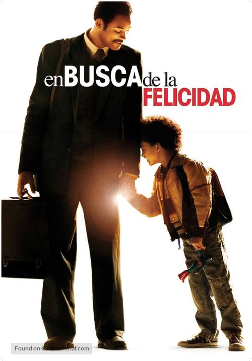 The Pursuit of Happyness - Spanish DVD movie cover