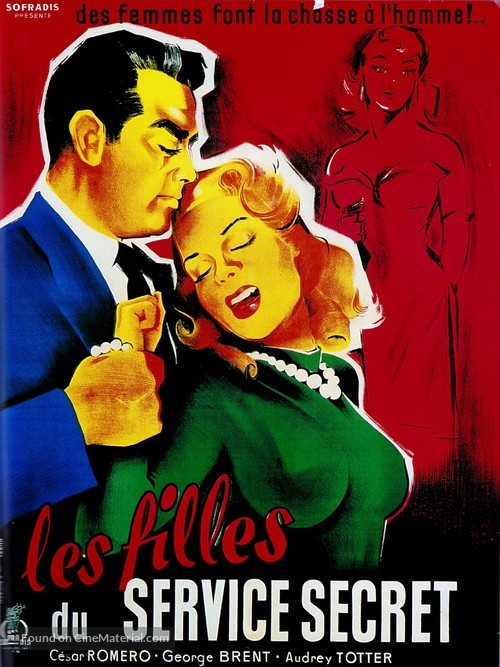 FBI Girl - French Movie Poster