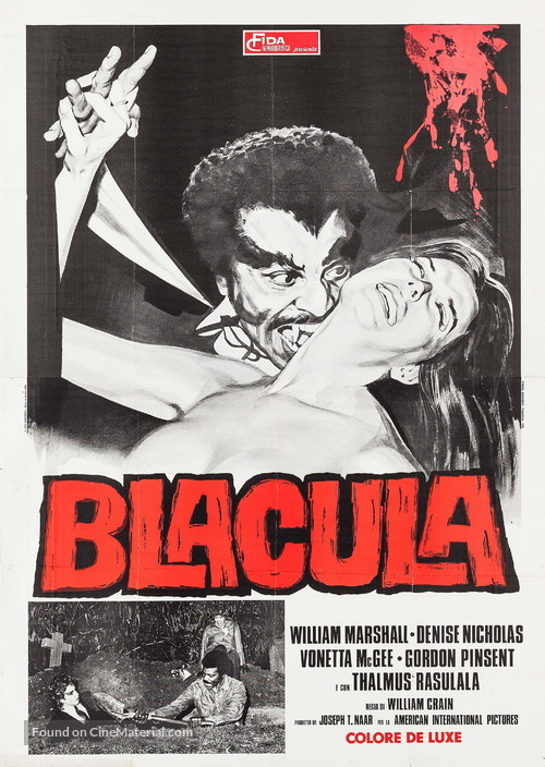 Blacula - Italian Movie Poster