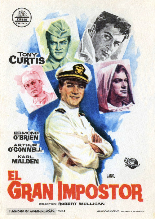 The Great Impostor - Spanish Movie Poster