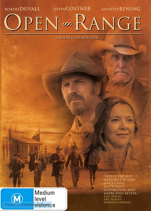 Open Range - Australian DVD movie cover