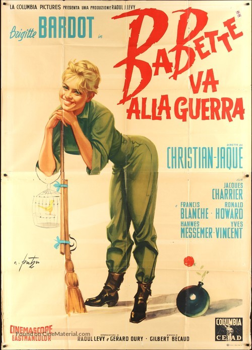 Babette s&#039;en va-t-en guerre - Italian Movie Poster