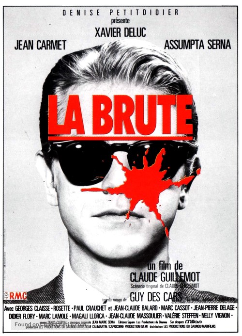 La brute - French Movie Poster