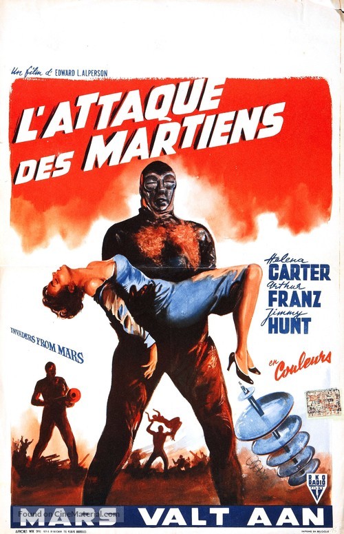 Invaders from Mars - Belgian Movie Poster