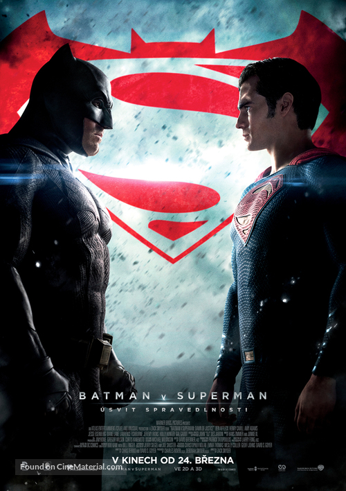 Batman v Superman: Dawn of Justice - Czech Movie Poster