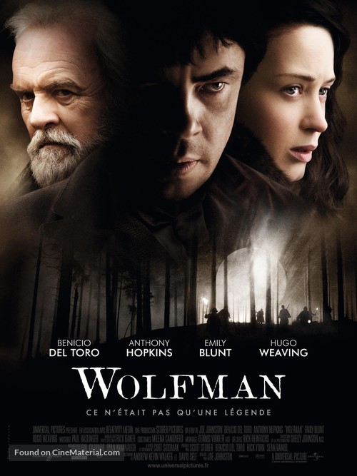 The Wolfman - French Movie Poster