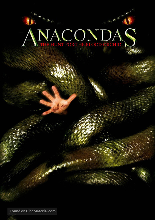 Anacondas: The Hunt For The Blood Orchid - DVD movie cover