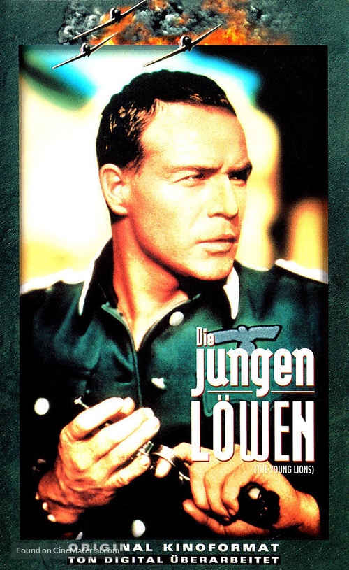 The Young Lions - German VHS movie cover