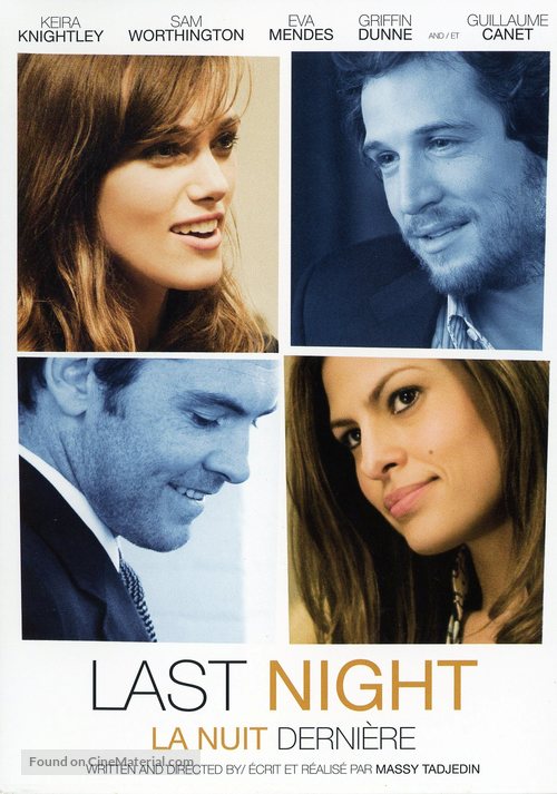 Last Night - Canadian DVD movie cover