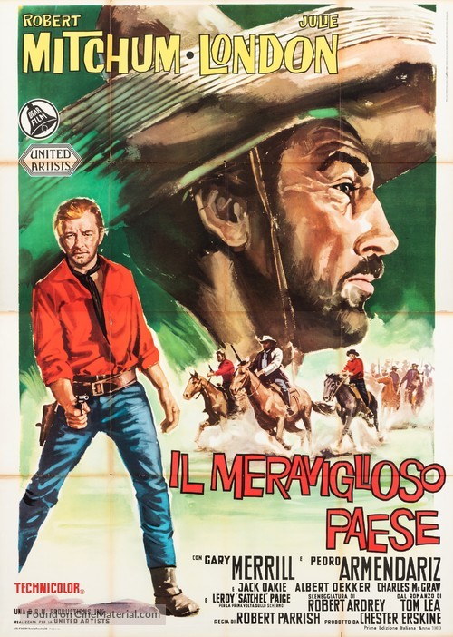 The Wonderful Country - Italian Movie Poster