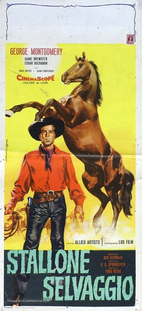 King of the Wild Stallions - Italian Movie Poster