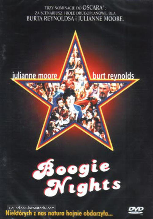 Boogie Nights - Polish DVD movie cover