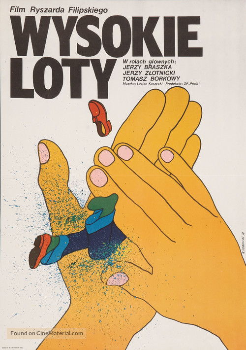 Wysokie loty - Polish Movie Poster
