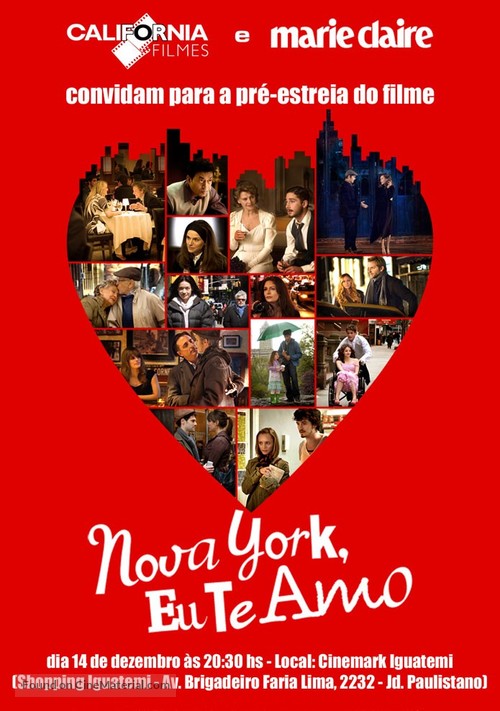 New York, I Love You - Brazilian Movie Poster