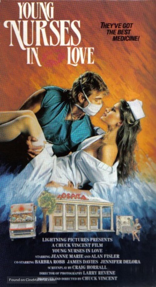 Young Nurses in Love - VHS movie cover