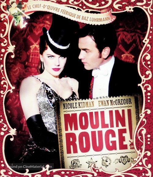 Moulin Rouge - French Blu-Ray movie cover