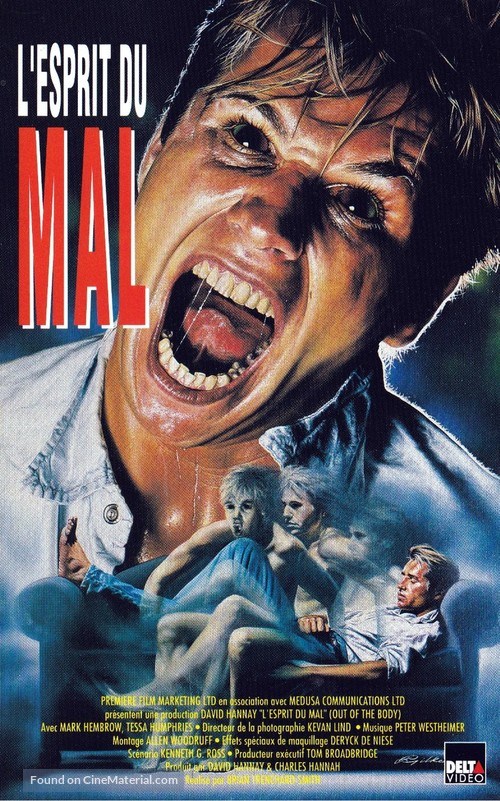 Out of the Body - French VHS movie cover