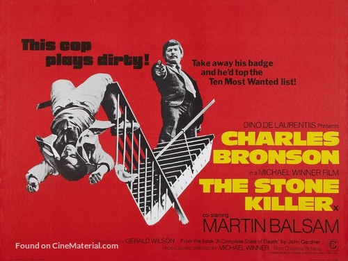 The Stone Killer - British Movie Poster