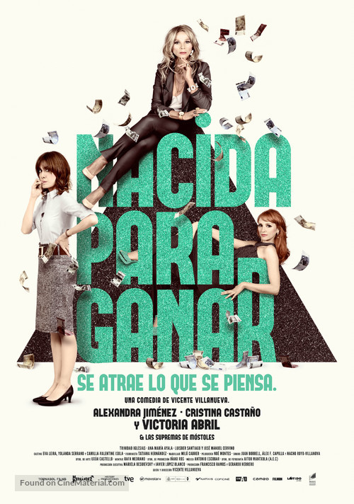 Nacida para ganar - Spanish Movie Poster