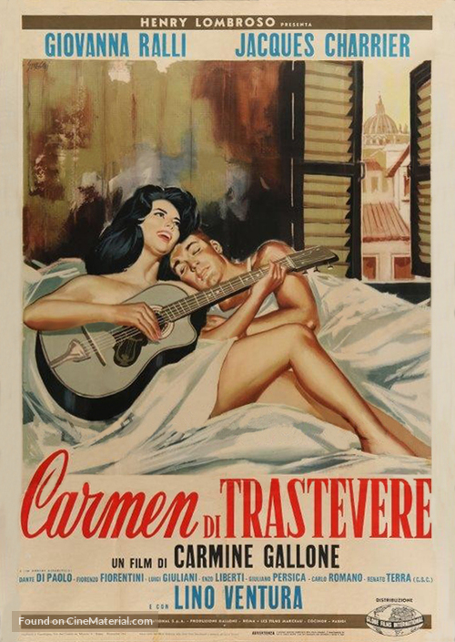 Carmen di Trastevere - Italian Movie Poster