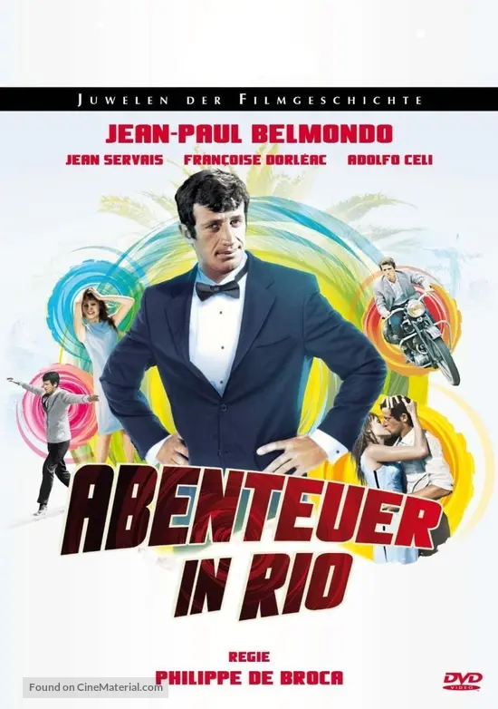 L&#039;homme de Rio - German Movie Cover