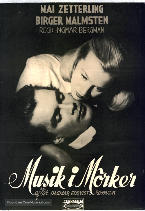 Musik i m&ouml;rker - Swedish Movie Poster