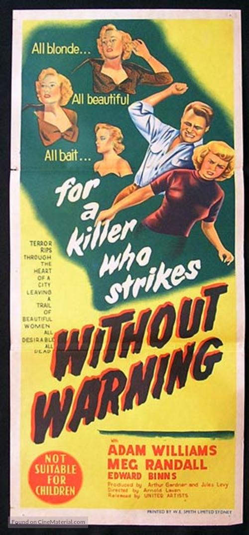 Without Warning! - Australian Movie Poster