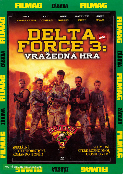 Delta Force 3: The Killing Game - Czech DVD movie cover