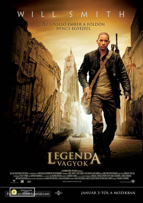 I Am Legend - Hungarian Movie Poster