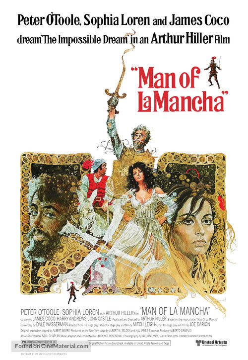 Man of La Mancha - Movie Poster