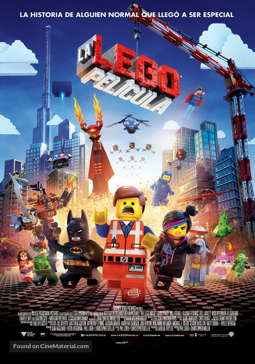 The Lego Movie - Spanish Movie Poster