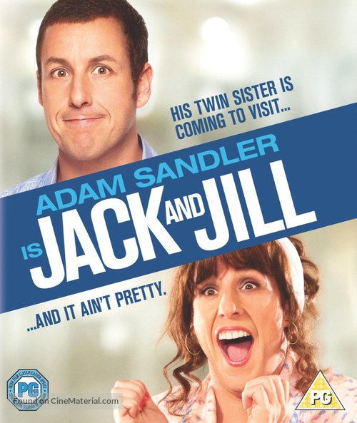 Jack and Jill - British Blu-Ray movie cover