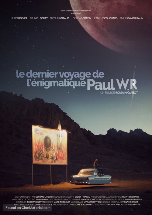 Le dernier voyage de Paul W.R - French Movie Poster