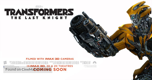 Transformers: The Last Knight - International Movie Poster