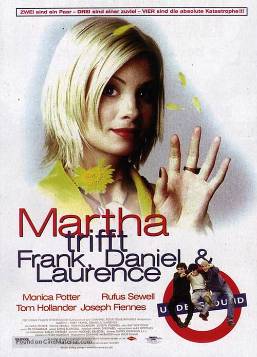 Martha, Meet Frank, Daniel and Laurence - German Movie Poster