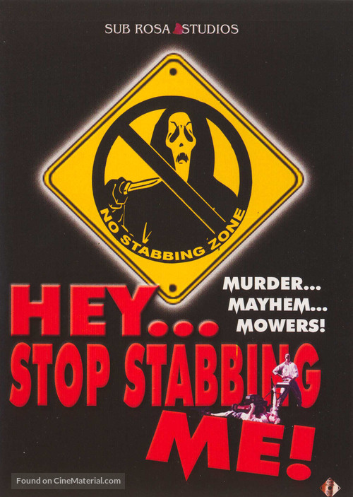 Hey, Stop Stabbing Me! - poster