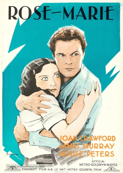 Rose-Marie - Swedish Movie Poster