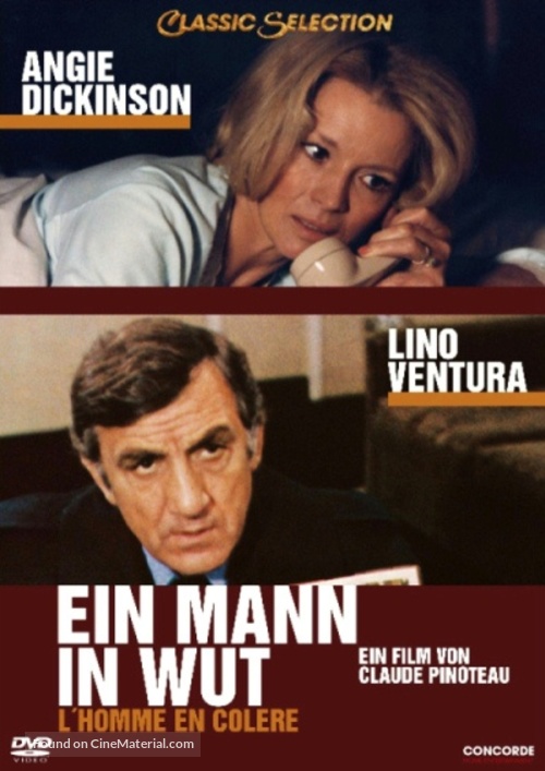 L&#039;homme en col&egrave;re - German Movie Cover