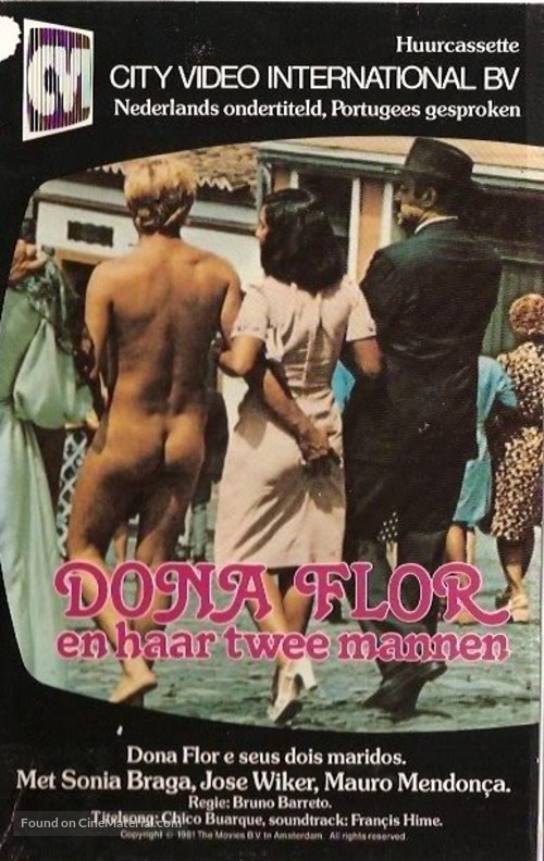 Dona Flor e Seus Dois Maridos - Dutch VHS movie cover
