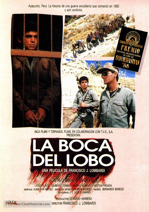 Boca del lobo, La - Spanish Movie Poster