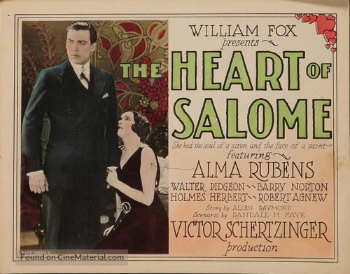 Heart of Salome - Movie Poster