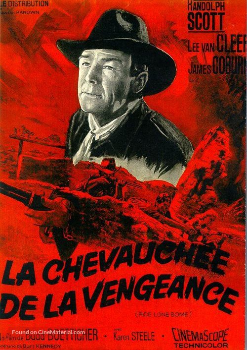 Ride Lonesome - French Movie Poster