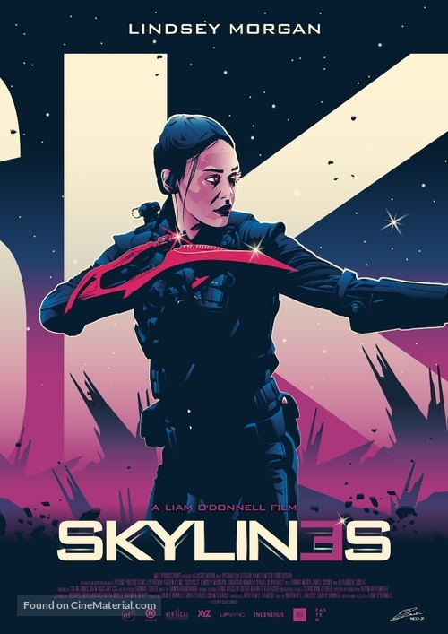 Skylines - French Movie Poster