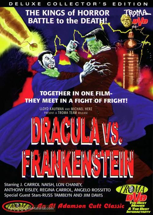 Dracula Vs. Frankenstein - DVD movie cover