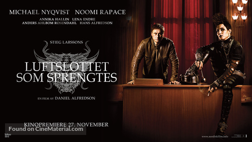 Luftslottet som spr&auml;ngdes - Norwegian Movie Poster