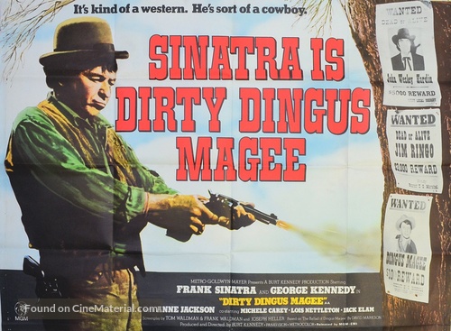 Dirty Dingus Magee - British Movie Poster